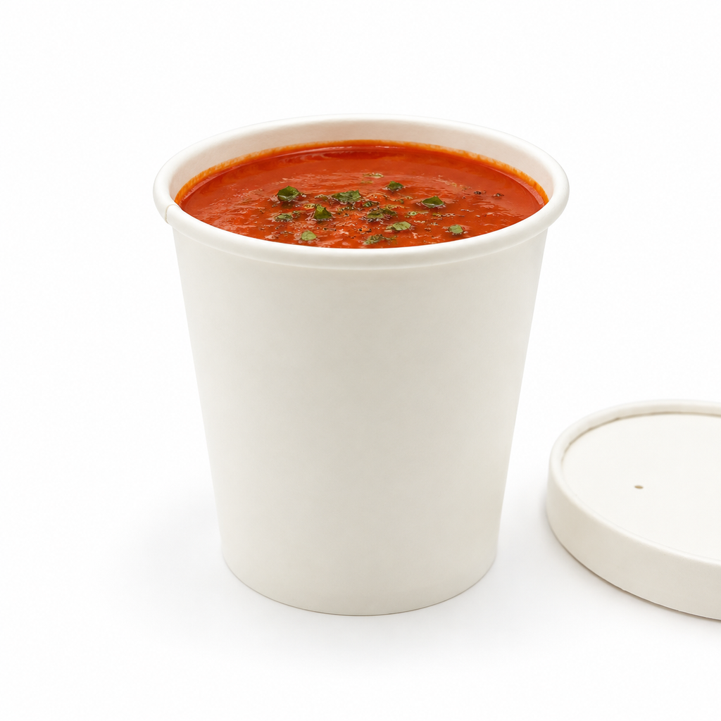 12oz Soup container white card  - 500pk