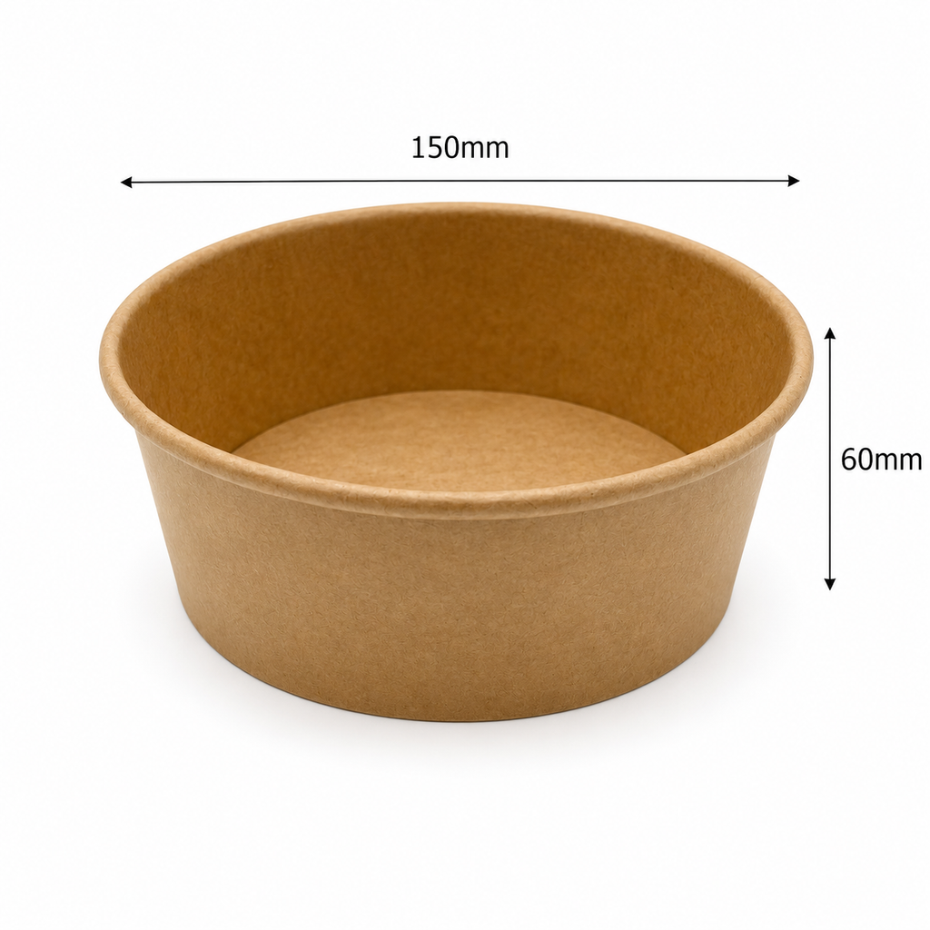 750ml Kraft Bowl - 300pk