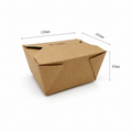 750ml Kraft Takeaway Box No.1- 450pk