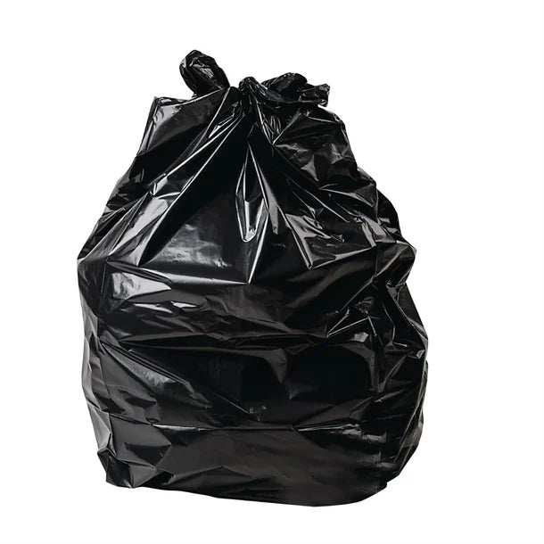 Heavy Duty Bin Bags Black XL 20 X 34 X 39" - 100pk